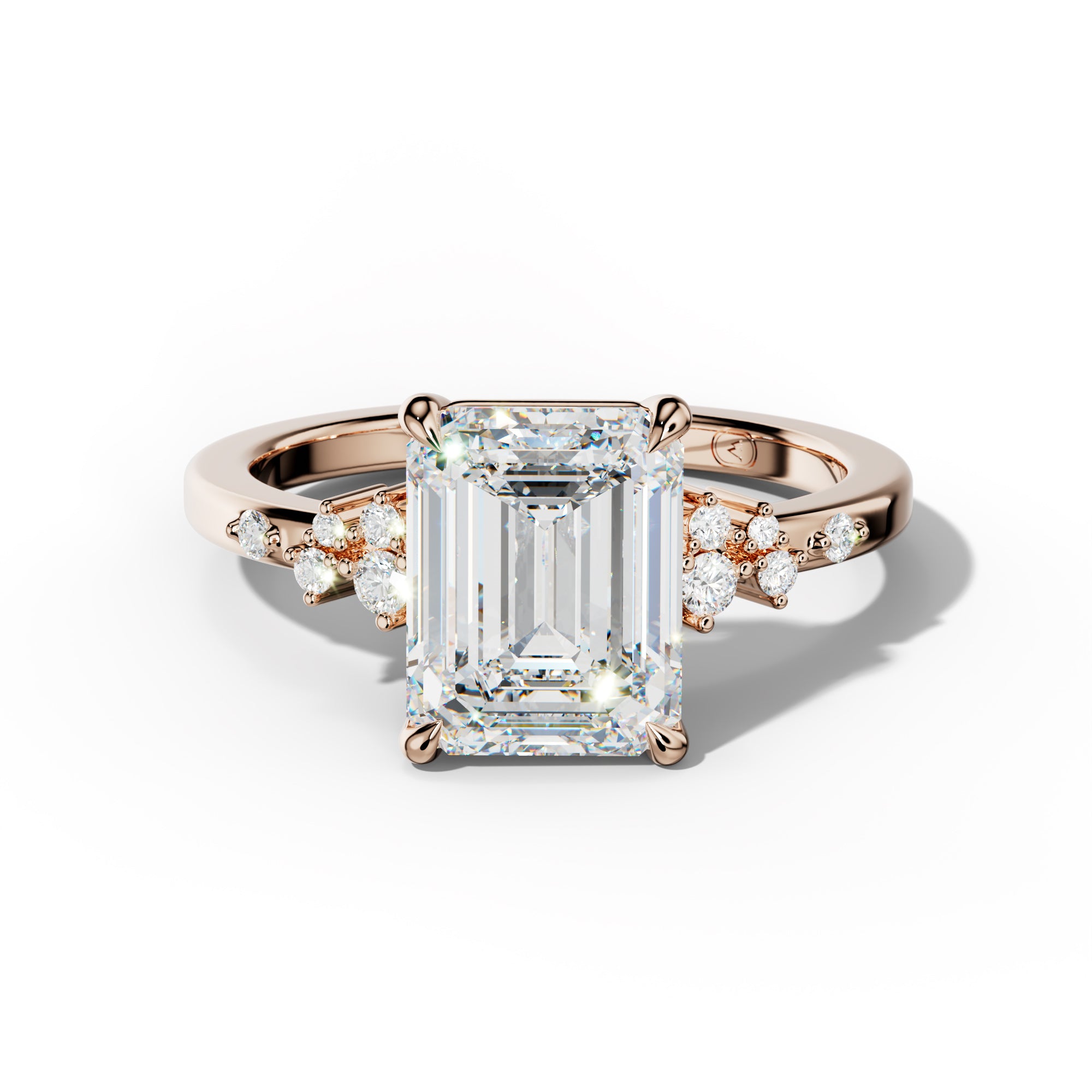 Elise Emerald Cut Engagement Ring